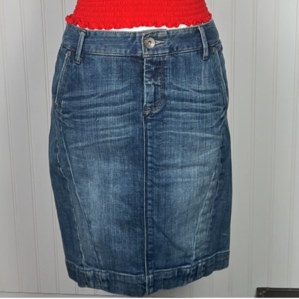 Quality denim X2 denim skirt